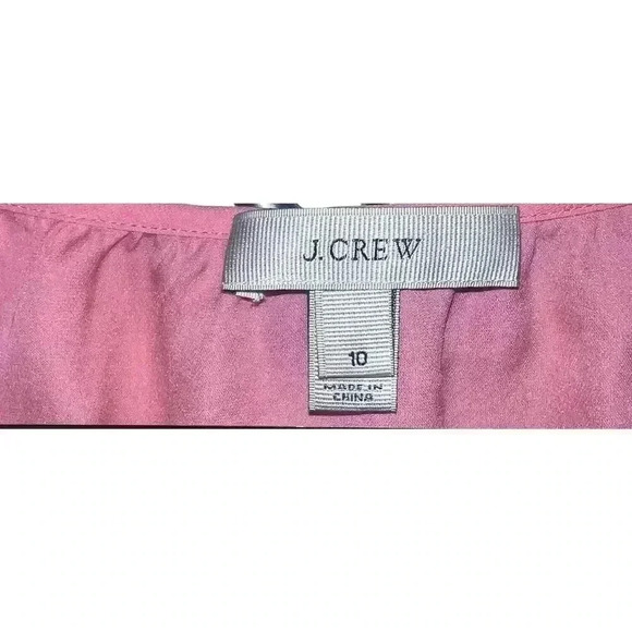 Jcrew blouse size 10 peach pink color - Picture 3 of 4